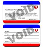 completion card